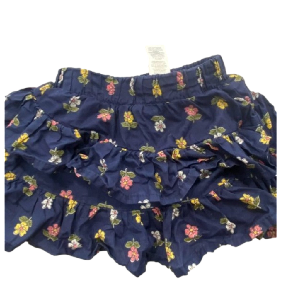 Carter's baby Floral cotton Skort 12M ruffle and floral print 🌸 tiered ruffles